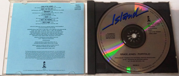 Grace Jones : Portfolio (CD, Album, P/Mixed, RE)