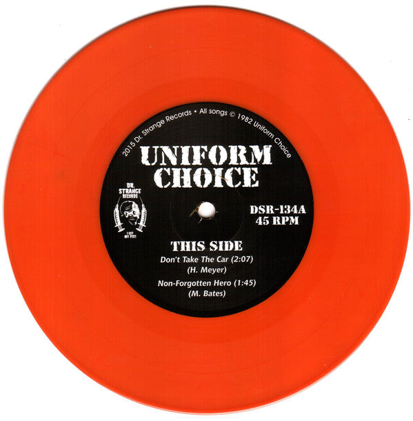 Uniform Choice : 1982 Orange Peel Sessions (7", EP, Ora)