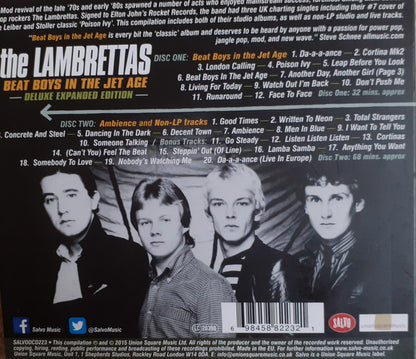The Lambrettas : Beat Boys In The Jet Age (2xCD, Album, Dlx, RE)