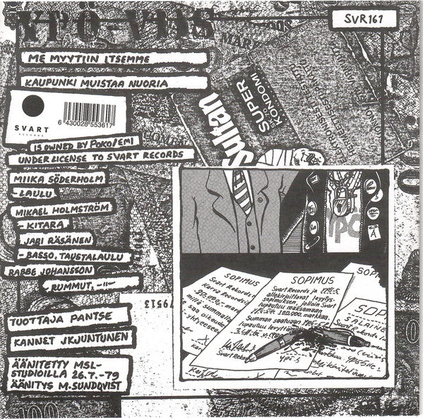 Ypö-Viis : Me Myytiin Itsemme (7", Single, RE)