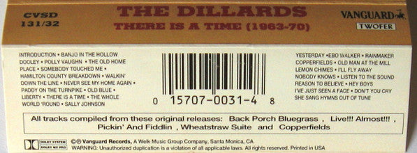 The Dillards : There Is A Time (1963-70) (Cass, Comp)