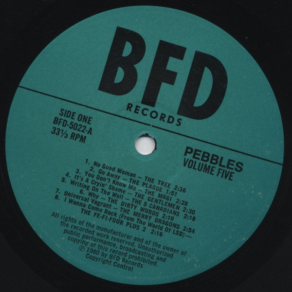 Various : Pebbles Vol. 5 (LP, Comp, Unofficial)