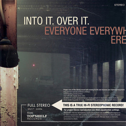 Into It. Over It. / Everyone Everywhere : Into It. Over It. / Everyone Everywhere (7", Gol)