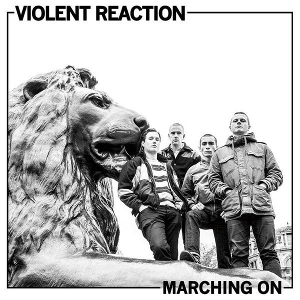 Violent Reaction : Marching On (LP, Album, Gol)