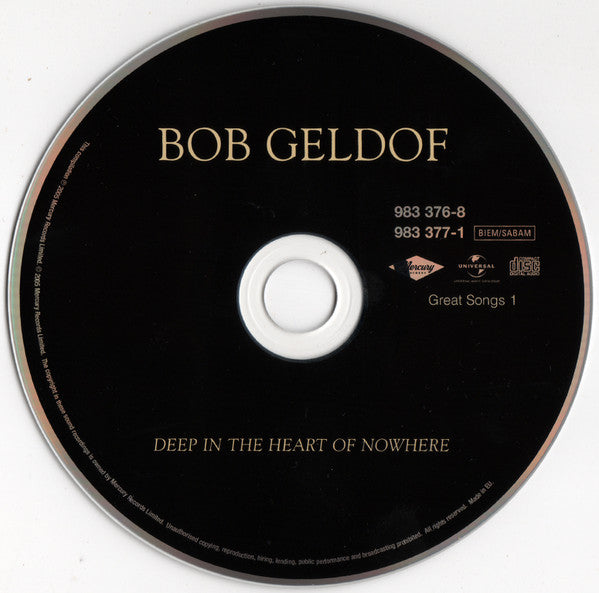 Bob Geldof : Great Songs Of Indifference (The Anthology 1986-2001) (4xCD, Comp, Dig)