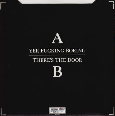 Vanity (21) : Yer Fucking Boring / There's The Door (7", Single)