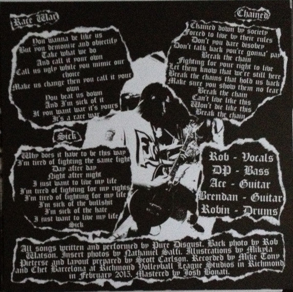 Pure Disgust (2) : Chained (7", Ltd, MP, Num, TP)