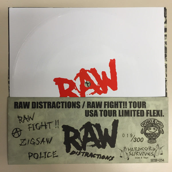 Raw Distractions : Raw Fight Tour!! (Flexi, 7", Single, Num)