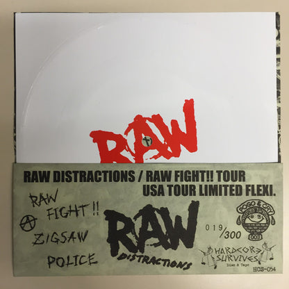 Raw Distractions : Raw Fight Tour!! (Flexi, 7", Single, Num)