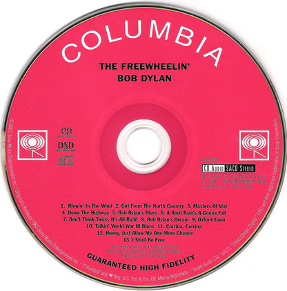 Bob Dylan : The Freewheelin' Bob Dylan (SACD, Hybrid, Album, RE, RM, Dig)