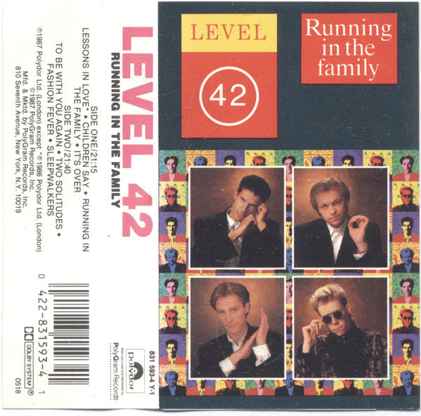 Level 42 : Running In The Family (Cass, Album, 72,)