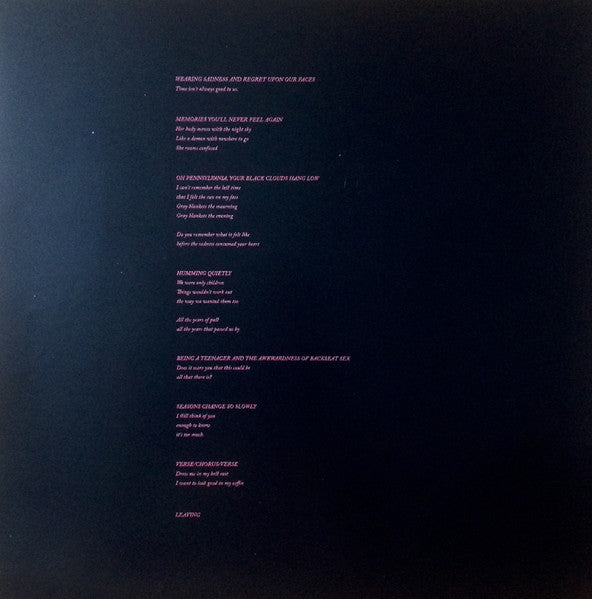 Planning For Burial : Leaving (2xLP, Album, Ltd, RE, Pin)