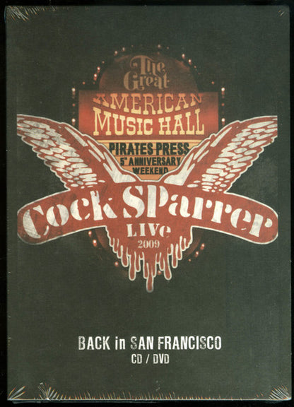 Cock Sparrer : Live - Back In San Francisco 2009 (CD, Album + DVD-V)