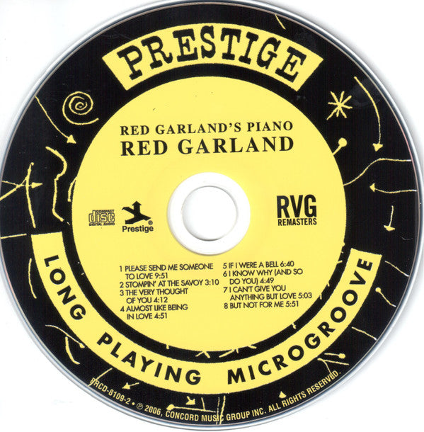 Red Garland With Paul Chambers (3) And Art Taylor : Red Garland's Piano (CD, Album, RE, RM)