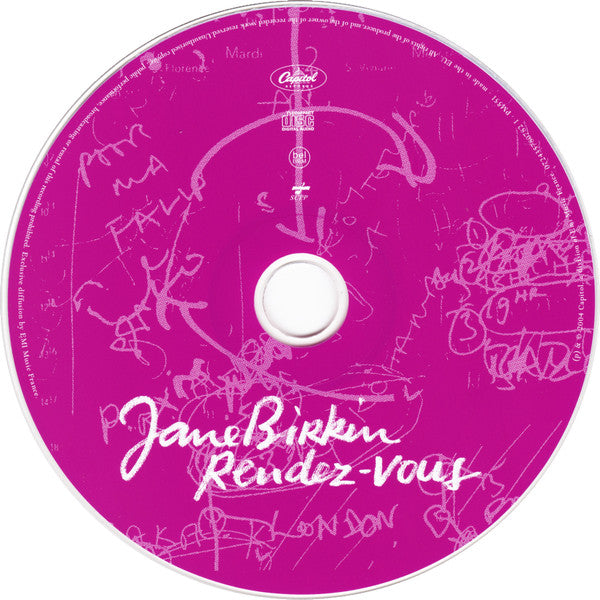Jane Birkin : Rendez-Vous (CD, Album, Dig)