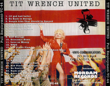 Tit Wrench United* : Full Employment (CD, Album, Comp)