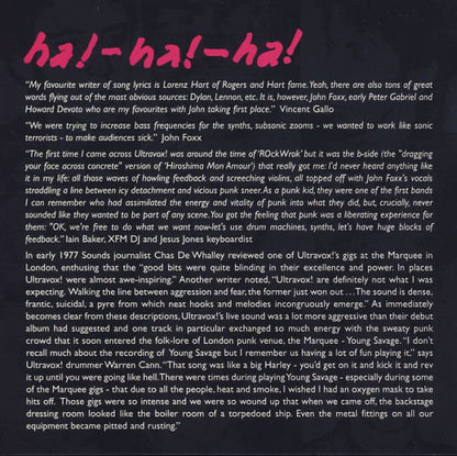 Ultravox!* : Ha! Ha! Ha! (CD, Album, RE, RM)