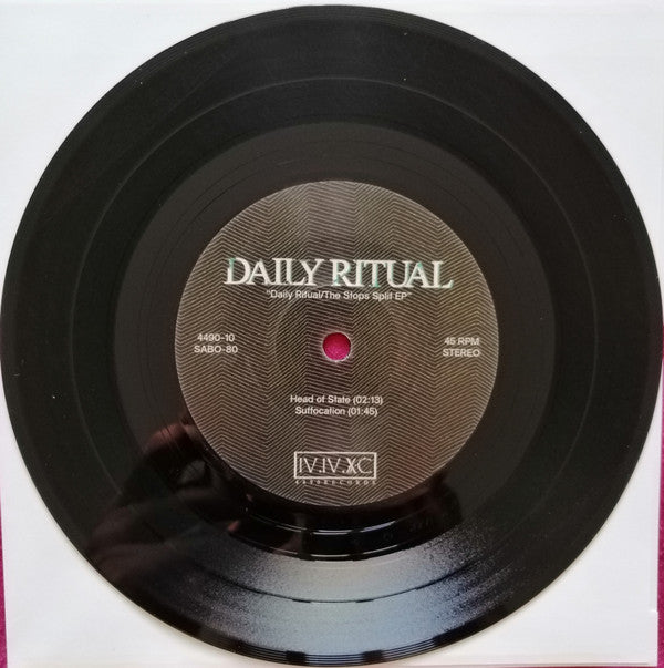 Daily Ritual / The Stops : Daily Ritual / The Stops (7", EP)