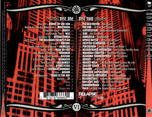 Various : Contaminated VI (2xCD, Comp, Smplr)