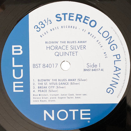 The Horace Silver Quintet & Trio* : Blowin' The Blues Away (LP, Album, RE, RM)