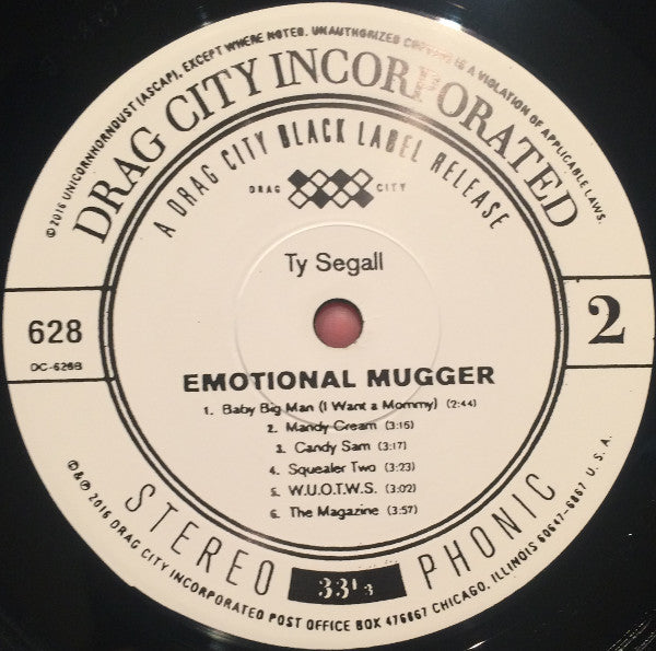 Ty Garrett Segall* : Emotional Mugger (LP, Album)