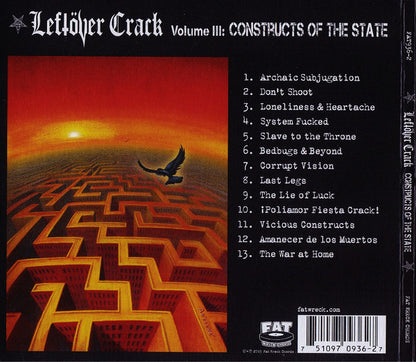 Leftöver Crack : Constructs Of The State (CD, Album)
