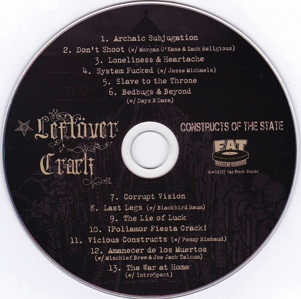 Leftöver Crack : Constructs Of The State (CD, Album)