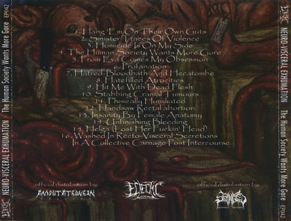 Neuro-Visceral Exhumation : The Human Society Wants More Gore (CD, Album, RE)