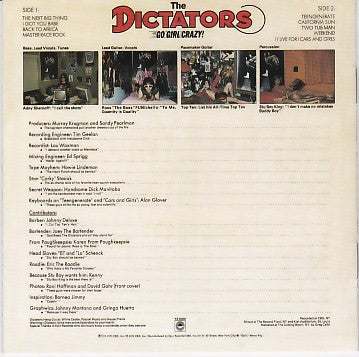 The Dictators : Go Girl Crazy! (40th Anniversary Remastered & Expanded Edition) (CD, Album, RE, RM)
