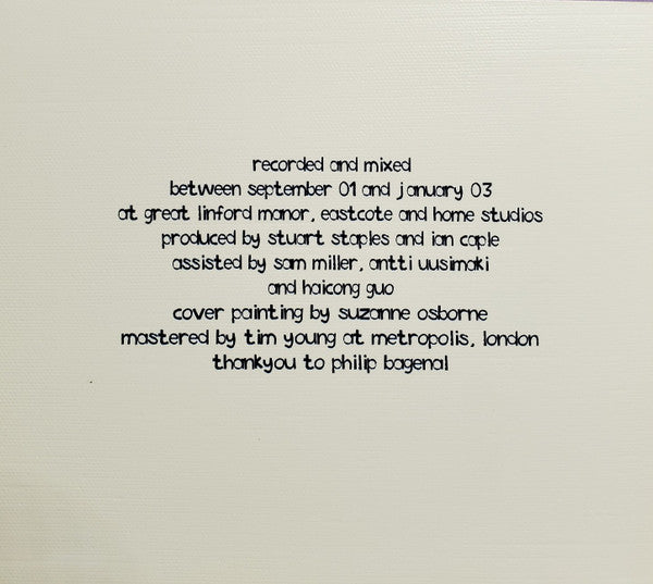 Tindersticks : Waiting For The Moon (CD, Album, Dig)