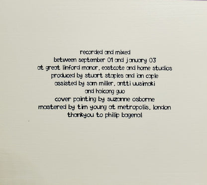 Tindersticks : Waiting For The Moon (CD, Album, Dig)