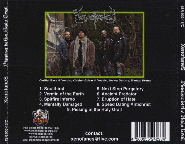 Xenofanes : Pissing In The Holy Grail (CD, Album)