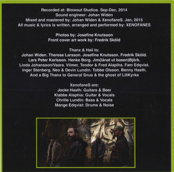 Xenofanes : Pissing In The Holy Grail (CD, Album)