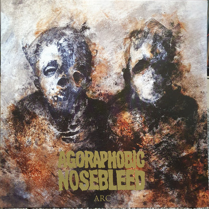 Agoraphobic Nosebleed : Arc (12", EP, Ltd, Whi)