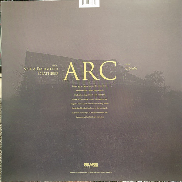 Agoraphobic Nosebleed : Arc (12", EP, Ltd, Whi)