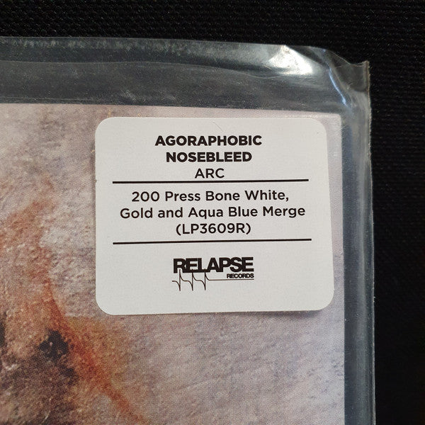 Agoraphobic Nosebleed : Arc (12", EP, Ltd, Whi)
