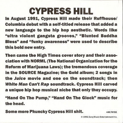 Cypress Hill : Hand On The Pump (CD, Maxi)