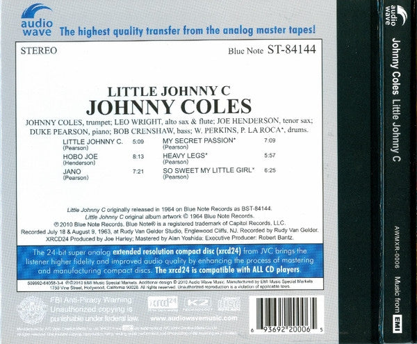 Johnny Coles : Little Johnny C (XRCD, Album, RE)