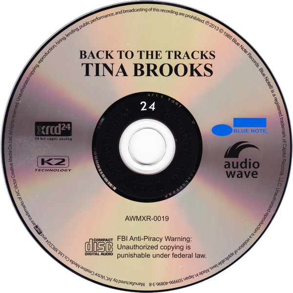 Tina Brooks : Back To The Tracks (XRCD, Album, RE)
