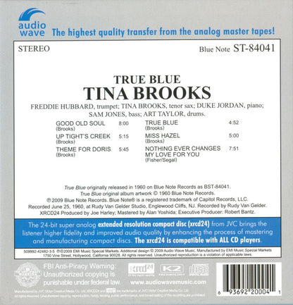 Tina Brooks : True Blue (XRCD, Album, RE)