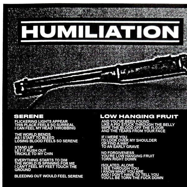 Humiliation (3) : 4 Track E.P. (7", EP, Whi)