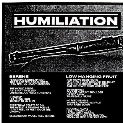 Humiliation (3) : 4 Track E.P. (7", EP, Whi)