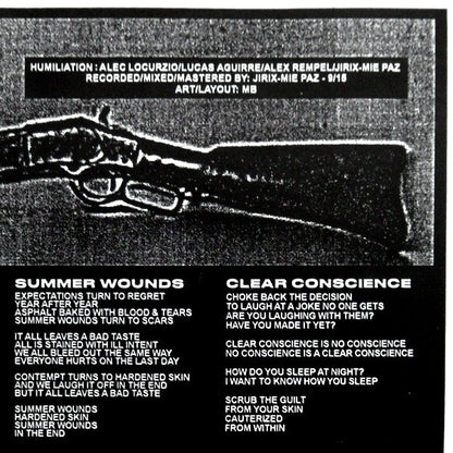 Humiliation (3) : 4 Track E.P. (7", EP, Whi)
