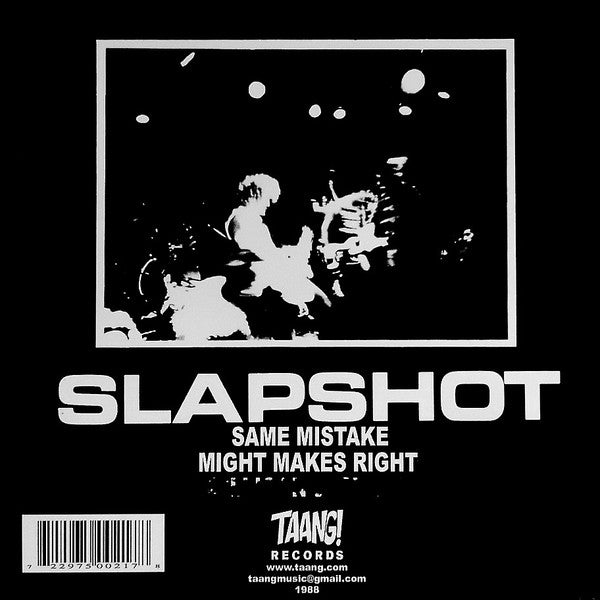 Slapshot : Same Mistake / Might Makes Right (7", RE)