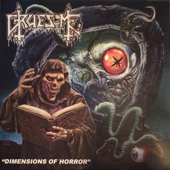 Gruesome (5) : Dimensions Of Horror (12", EP, Ltd, Cle)