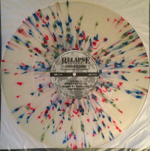 Gruesome (5) : Dimensions Of Horror (12", EP, Ltd, Cle)
