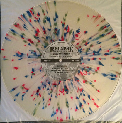 Gruesome (5) : Dimensions Of Horror (12", EP, Ltd, Cle)
