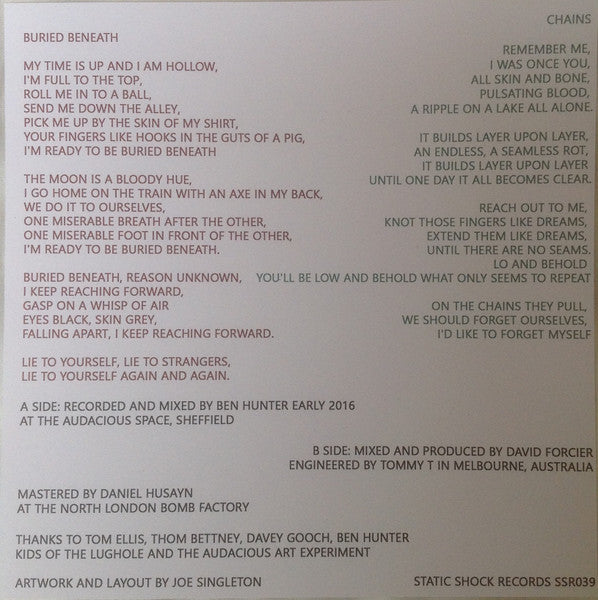 Sievehead : Buried Beneath (7", Single, Ltd)