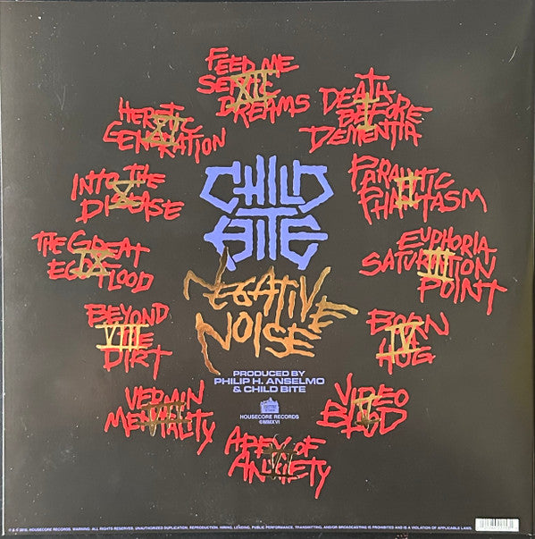 Child Bite : Negative Noise (LP, Album, Gol)