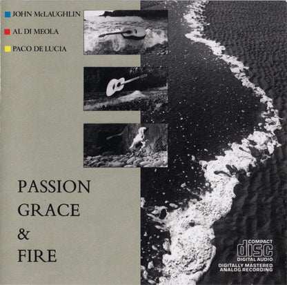 John McLaughlin, Al Di Meola, Paco De Lucia* : Passion, Grace & Fire (CD, Album, RE)